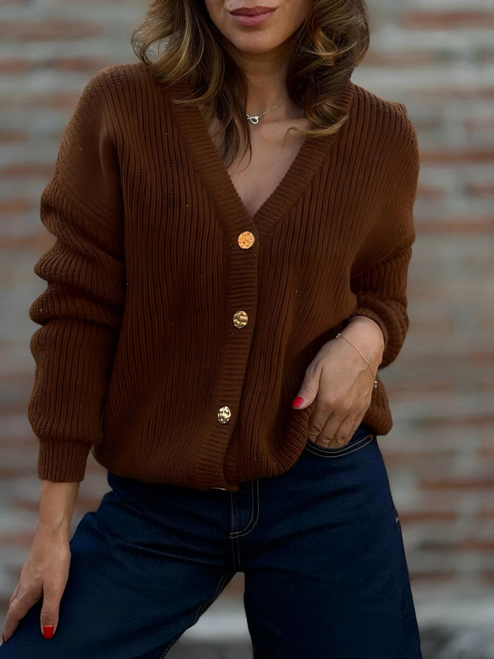 Women Cosy Knitted Cardigan Mune Fashion