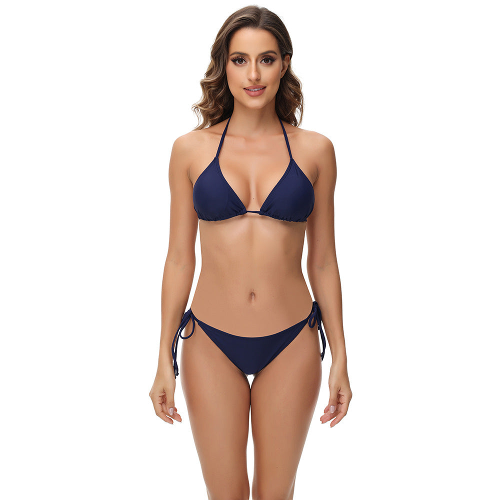 Women Triangle Bikini with Adjustable Straps Mune Fashion