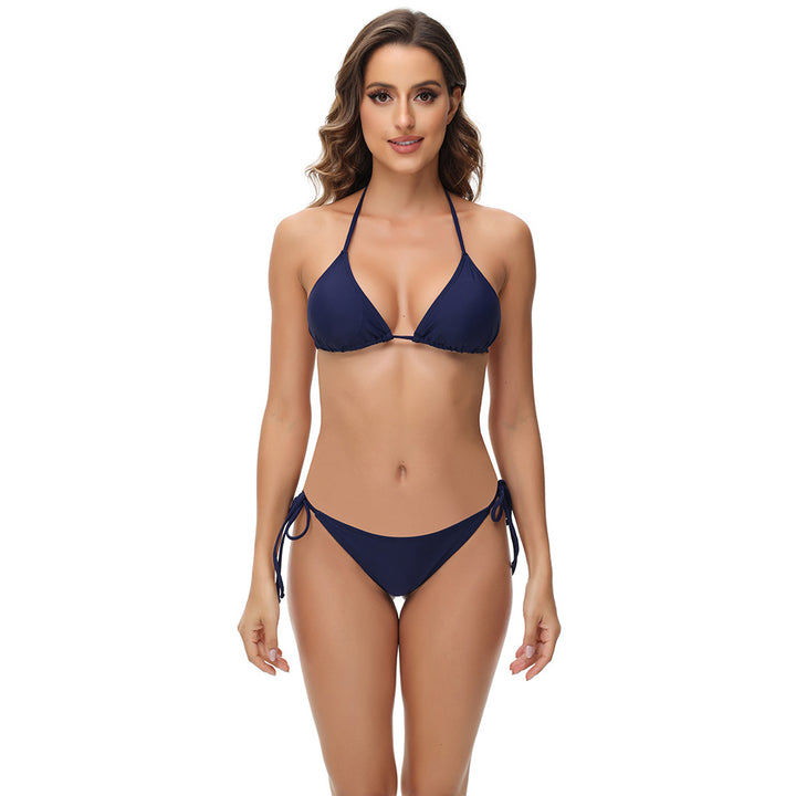 Women Triangle Bikini with Adjustable Straps Mune Fashion