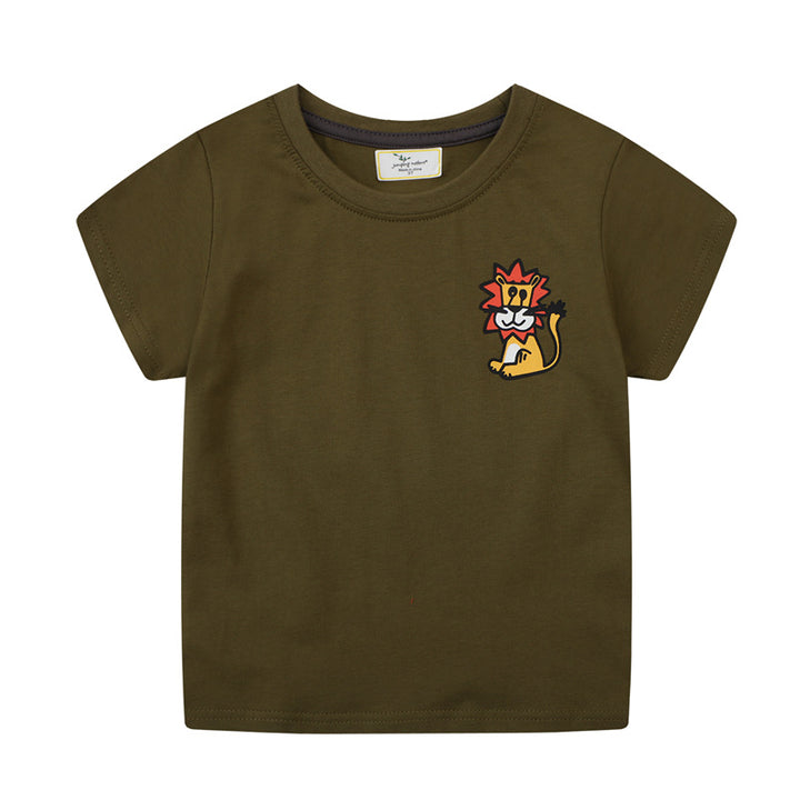 Kids T-Shirt with creative lion motif Mune Fashion