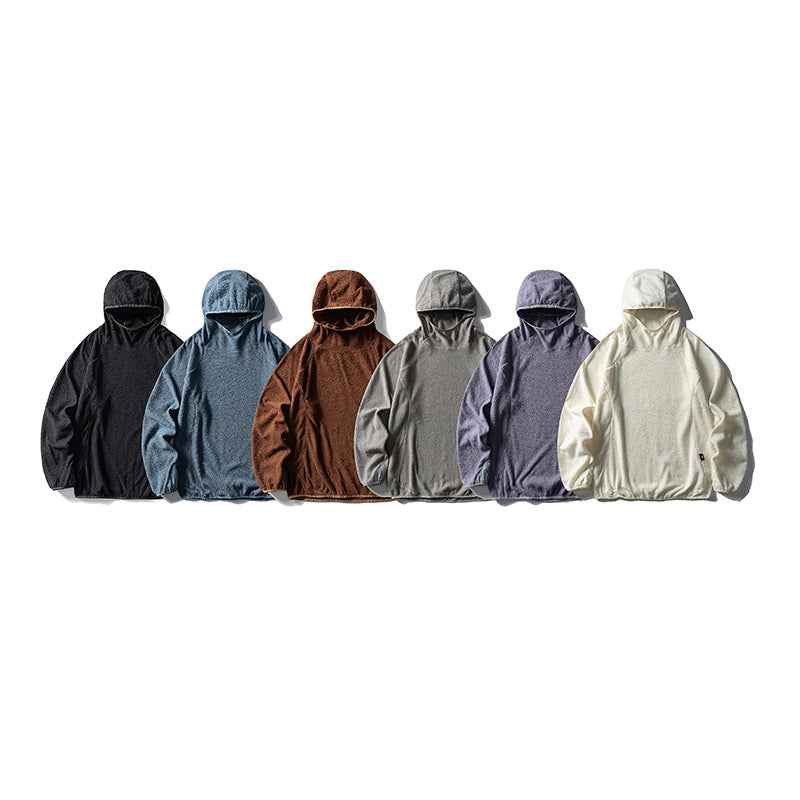 Unisex Oversize Teddy-Fleece Hoodie with hood, elastic hem and raglan sleeves Mune Fashion