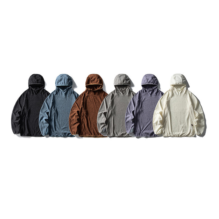 Unisex Oversize Teddy-Fleece Hoodie with hood, elastic hem and raglan sleeves Mune Fashion