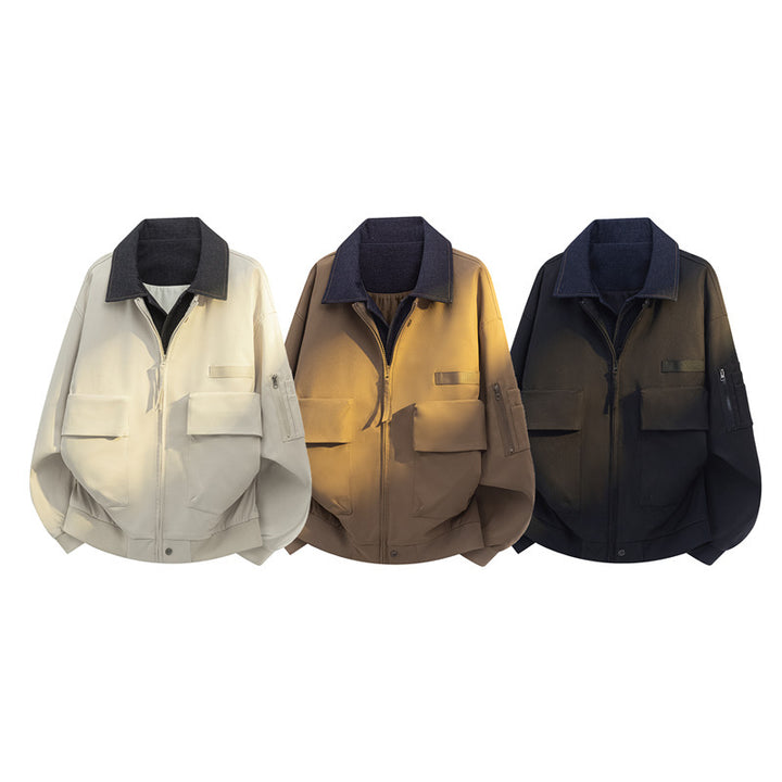 Men's Utility Jacket with Practical Pockets Mune Fashion