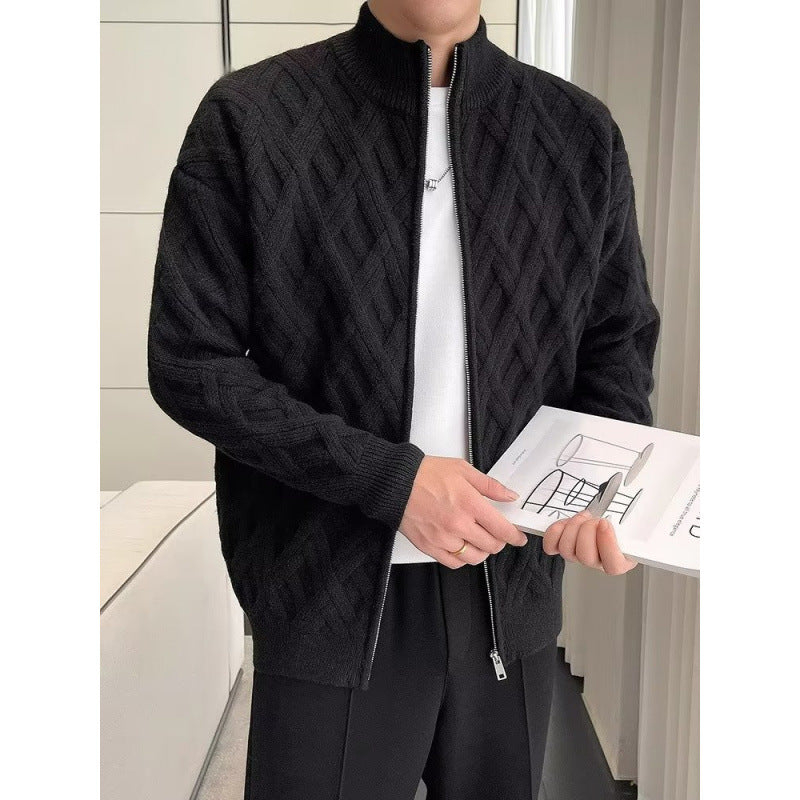 Women Chunky Knit Cardigan Mune Fashion
