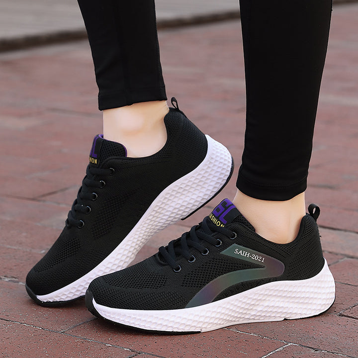 Women's seamless knit sneaker with elastic entry, honeycomb midsole, and anatomical comfort footbed Mune Fashion