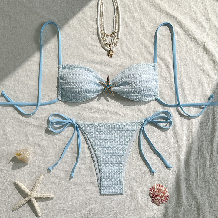 Women's Bikini Set with Elegant Tying Detail Mune Fashion