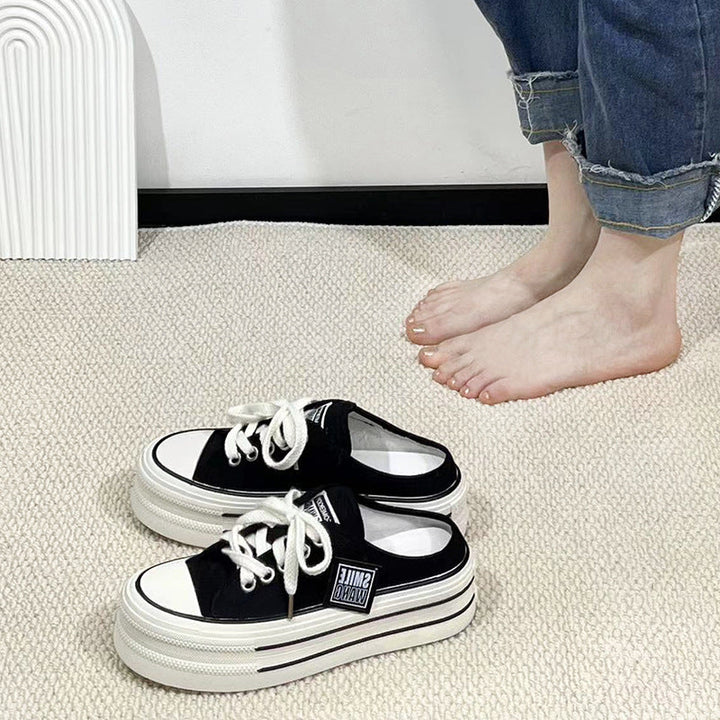 Women's casual sneakers with fashionable platform design and breathable upper material Mune Fashion