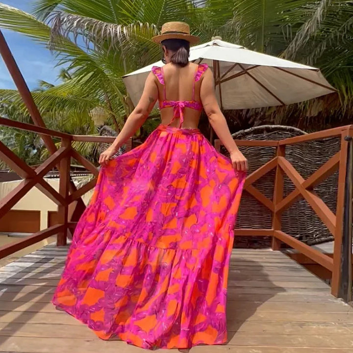 Ladies bikini set with voluminous skirt by Mune Fashion