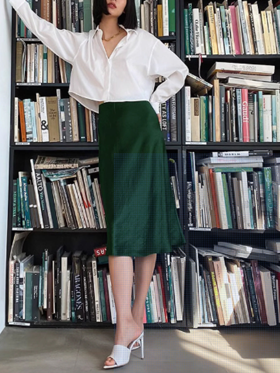 Ladies Elegant and flowy Midi blouse Drune