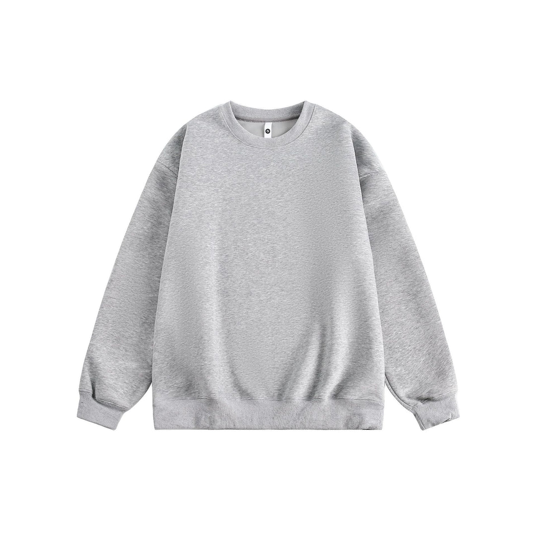 Unisex Oversize Cotton Sweatshirt with Round Neck and Wide Cuffs Mune Fashion