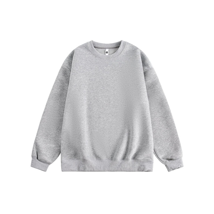 Unisex Oversize Cotton Sweatshirt with Round Neck and Wide Cuffs Mune Fashion