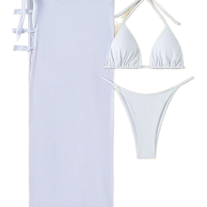 Women's Triangle Bikini Set with Elegant Wrap Look Mune Fashion