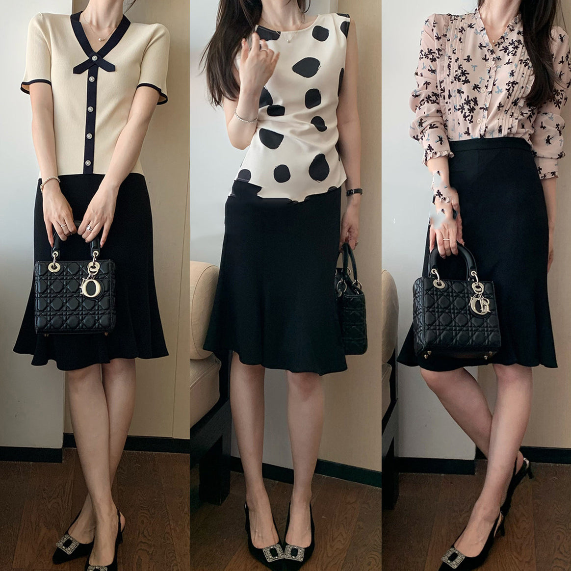 Women Elegant Tiered Skirt Mune Fashion