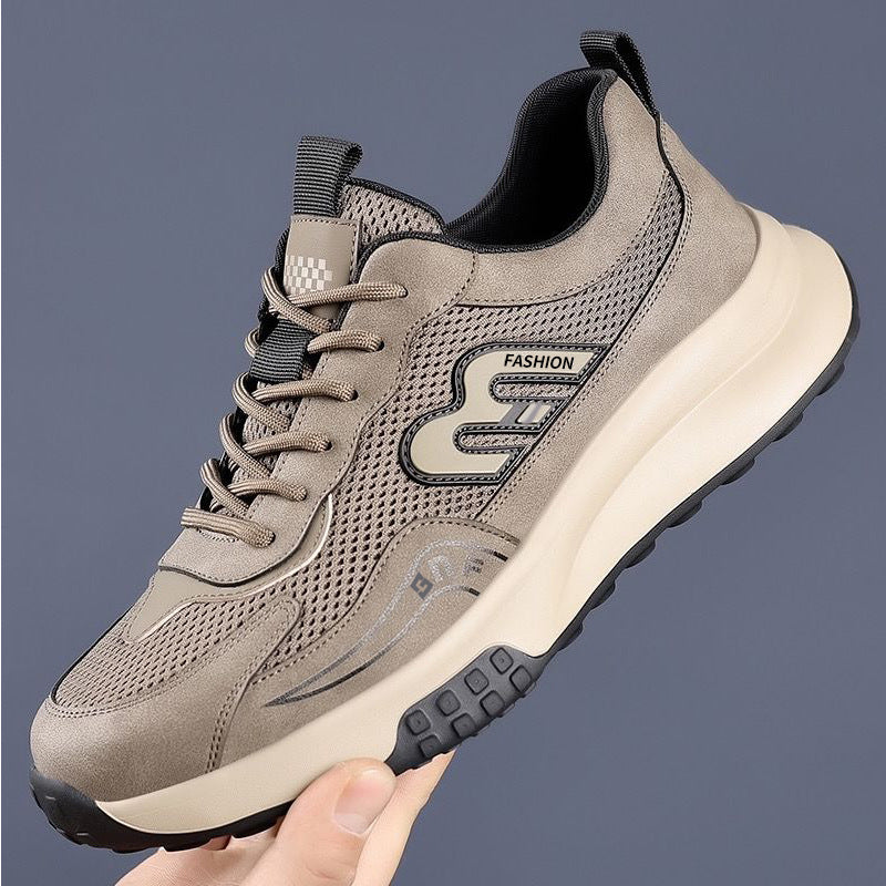 Men's Platform Sneaker with Breathable Mesh and Ergonomic Cushioning Mune Fashion
