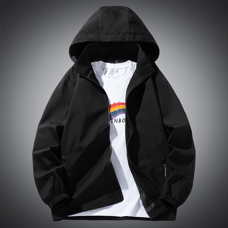 Unisex Minimalistic Softshell Hoodie with water-repellent coating, hood & concealed zipper pockets Mune Fashion