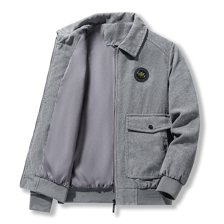 Men's fashionable cord jacket with practical pockets Mune Fashion