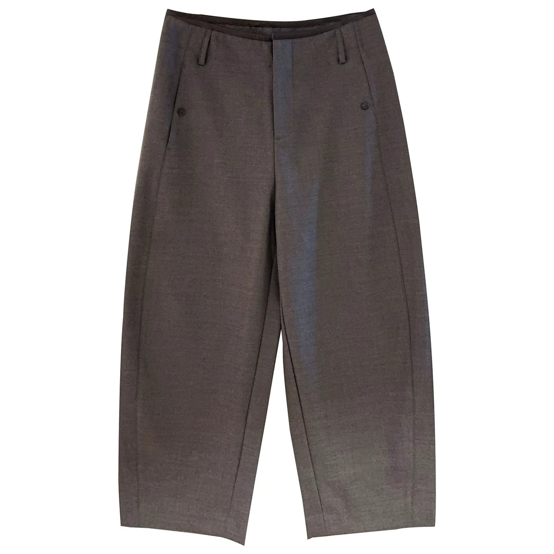 Women Elegant and Loose Suit Trousers Mune Fashion