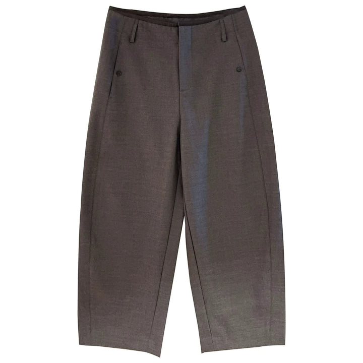 Women Elegant and Loose Suit Trousers Mune Fashion