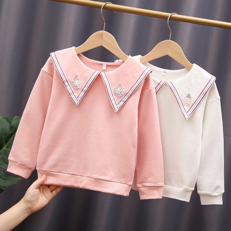 Women's sweatshirt with striking collar Mune Fashion