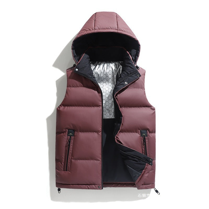 Men's Padded Hooded Vest Mune Fashion
