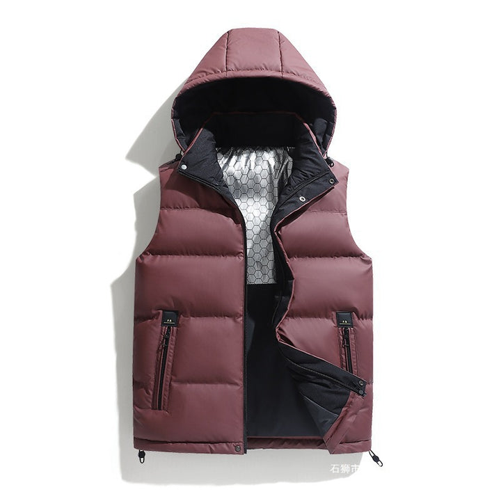 Men's Padded Hooded Vest Mune Fashion