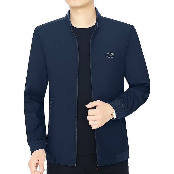 Men's field jacket with contrast inserts and chest zip pocket Mune Fashion