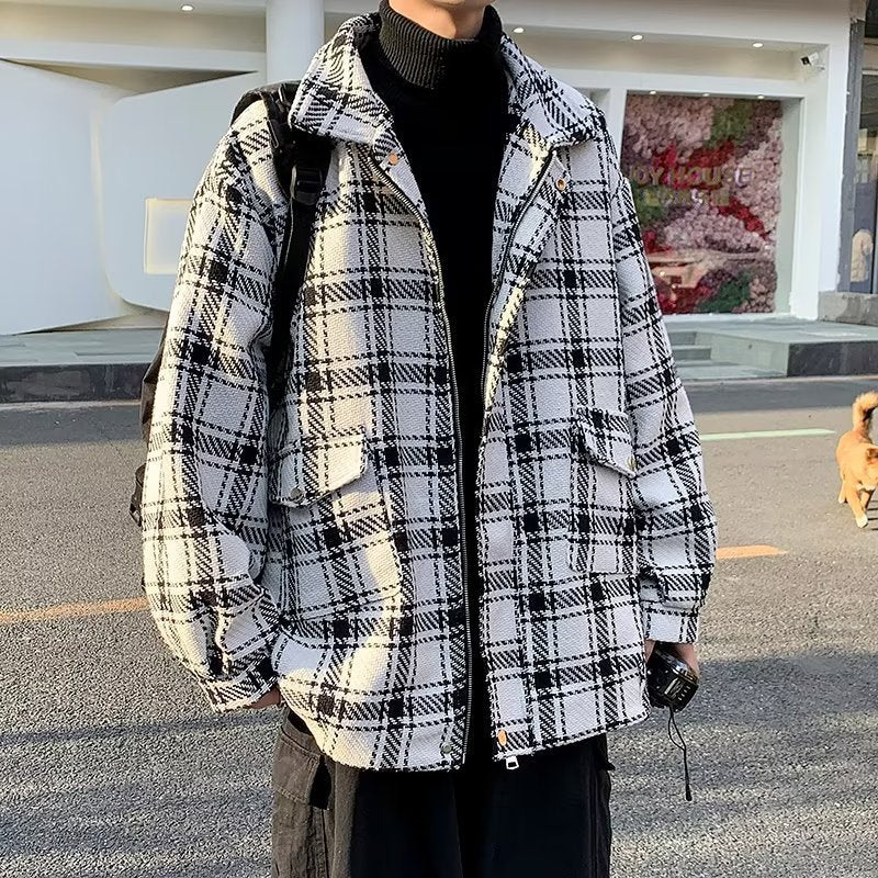Men's Urban Check Pattern Jacket Mune Fashion