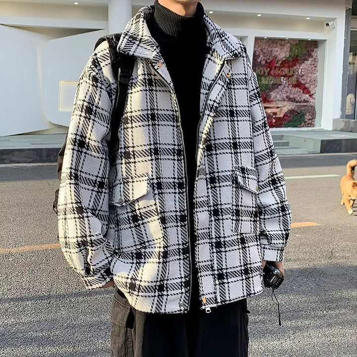 Men's Urban Check Pattern Jacket Mune Fashion