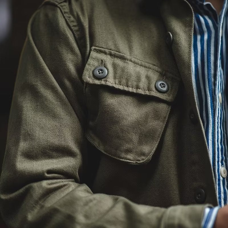 Men's Casual Utility Jacket with Practical Pockets Mune Fashion