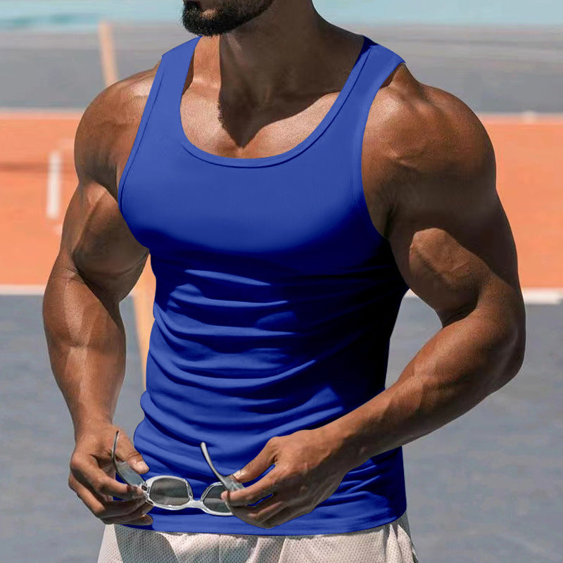 Men's Breathable Sports Tank Top with Body-Hugging Cut Mune Fashion