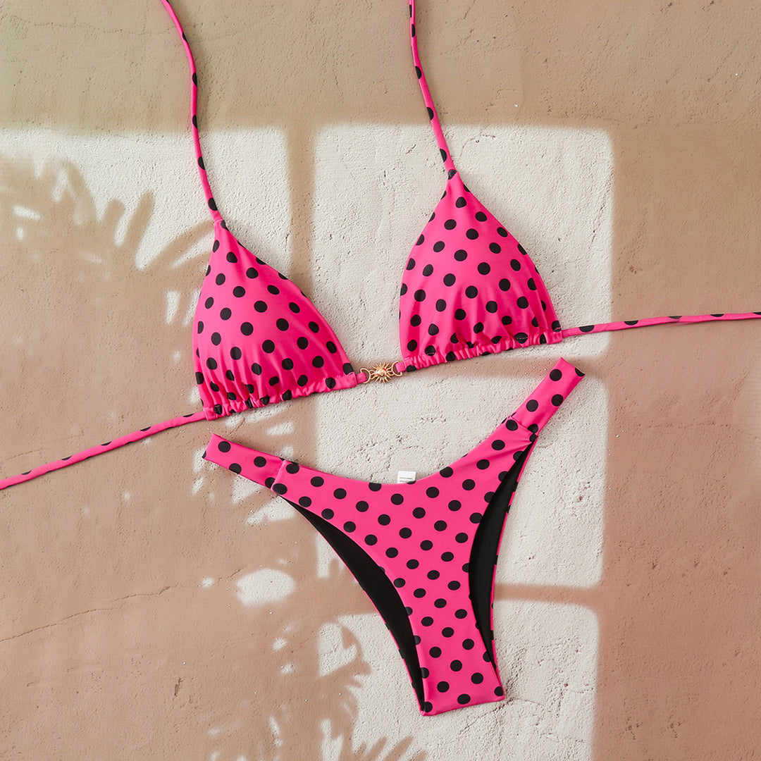 Ladies Designer Bikini with Leopard Print and Elaborate Details Mune Fashion