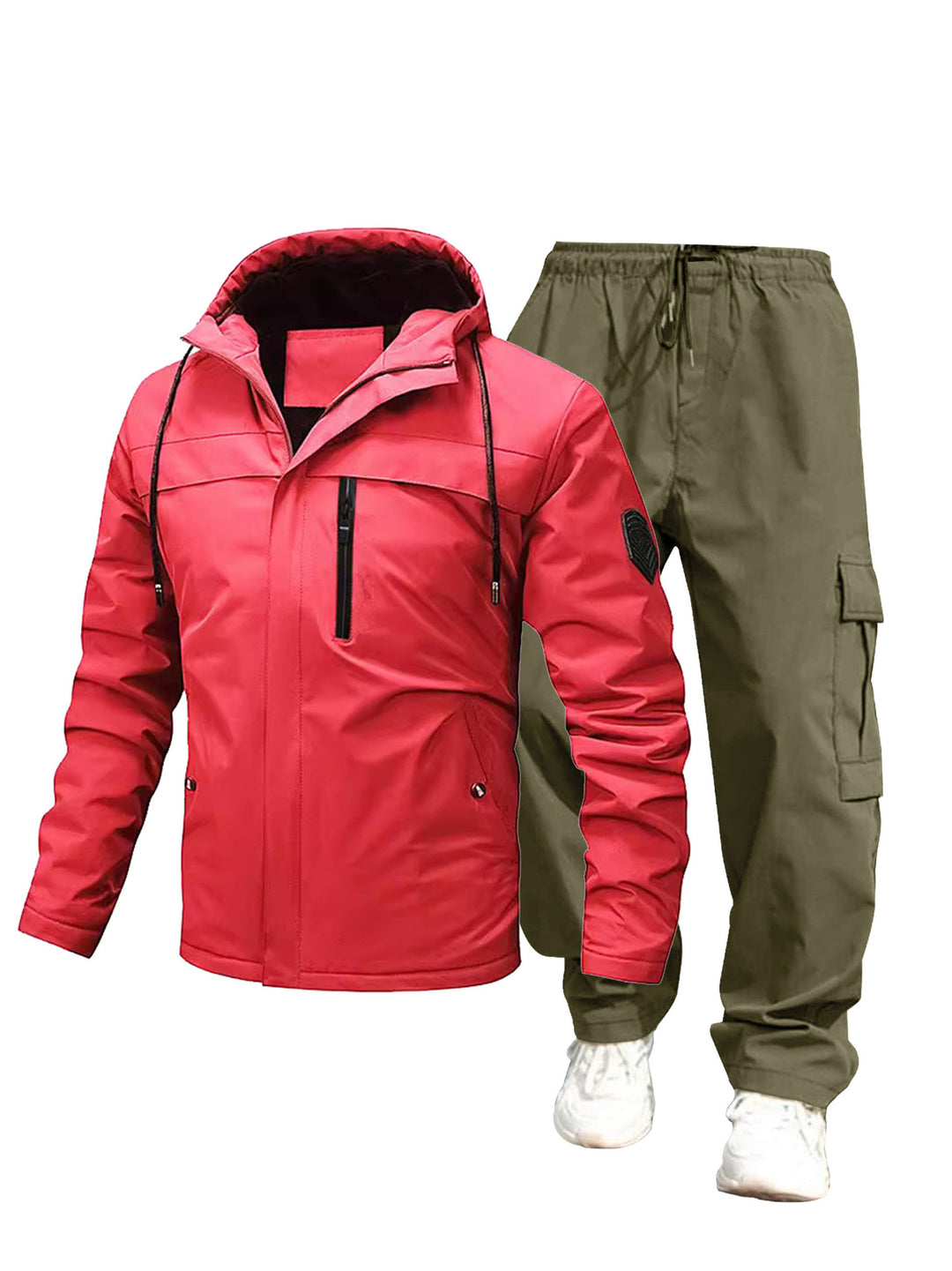Men's Waterproof Outdoor Jacket and Cargo Pants Mune Fashion