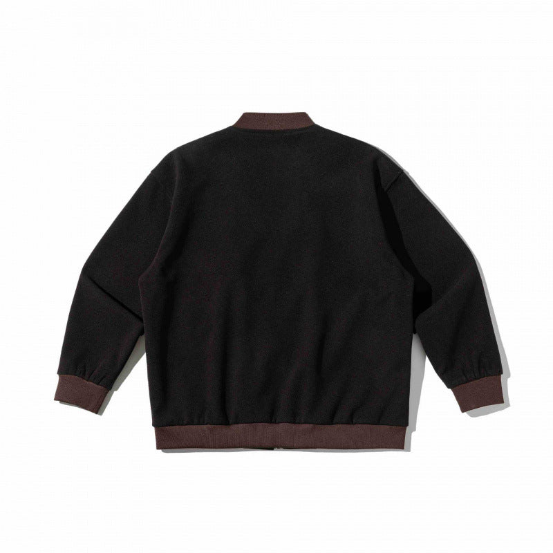 Unisex Oversize-Utilitarian Bomber Jacket with Flap Pockets, Vertical Zippers, and Ribbed Finishes Mune Fashion
