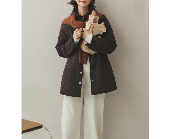 Women's Fashion Padded Jacket with Hood Mune Fashion