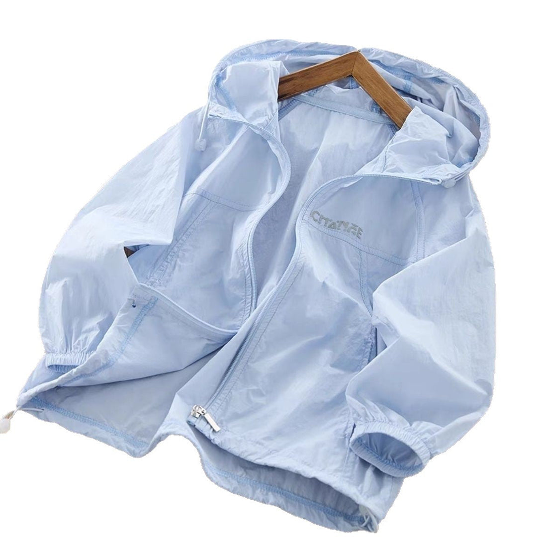 Women's ultra-lightweight windbreaker with hood and elastic cuffs Mune Fashion