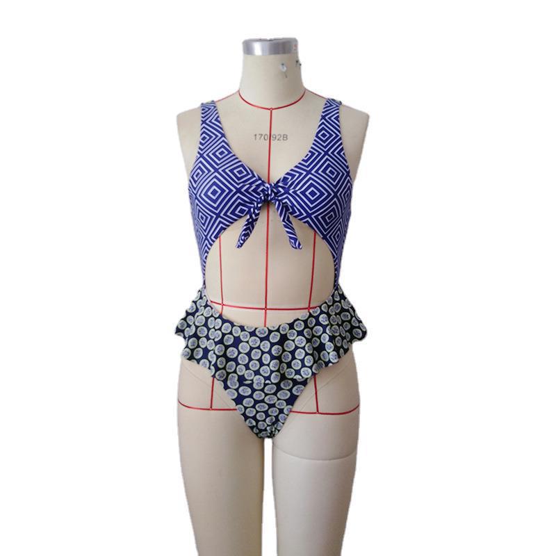 Ladies' one-piece swimsuit with playful ruffle design Mune Fashion