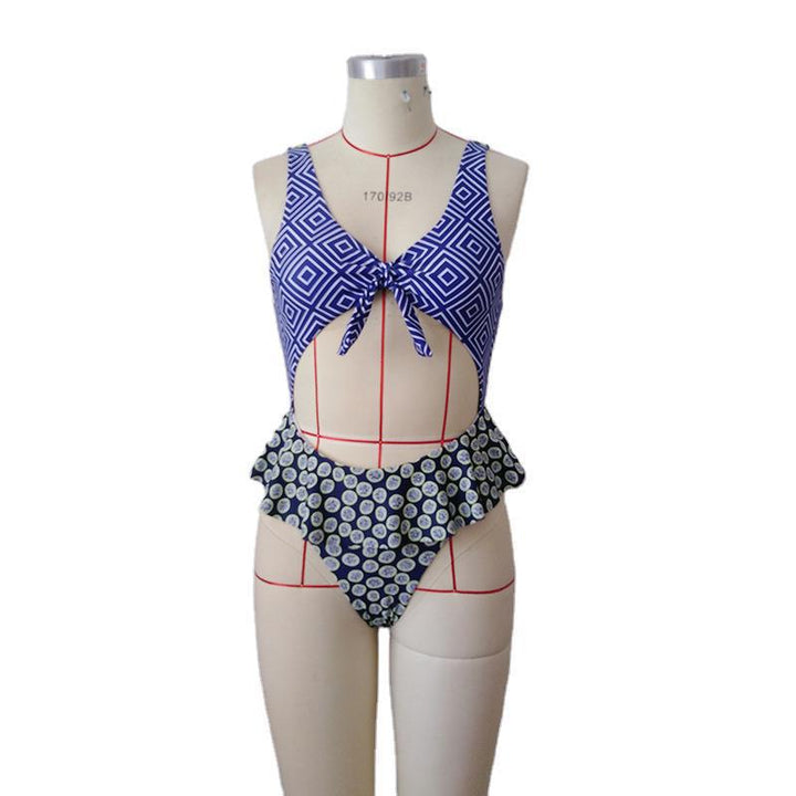 Ladies' one-piece swimsuit with playful ruffle design Mune Fashion
