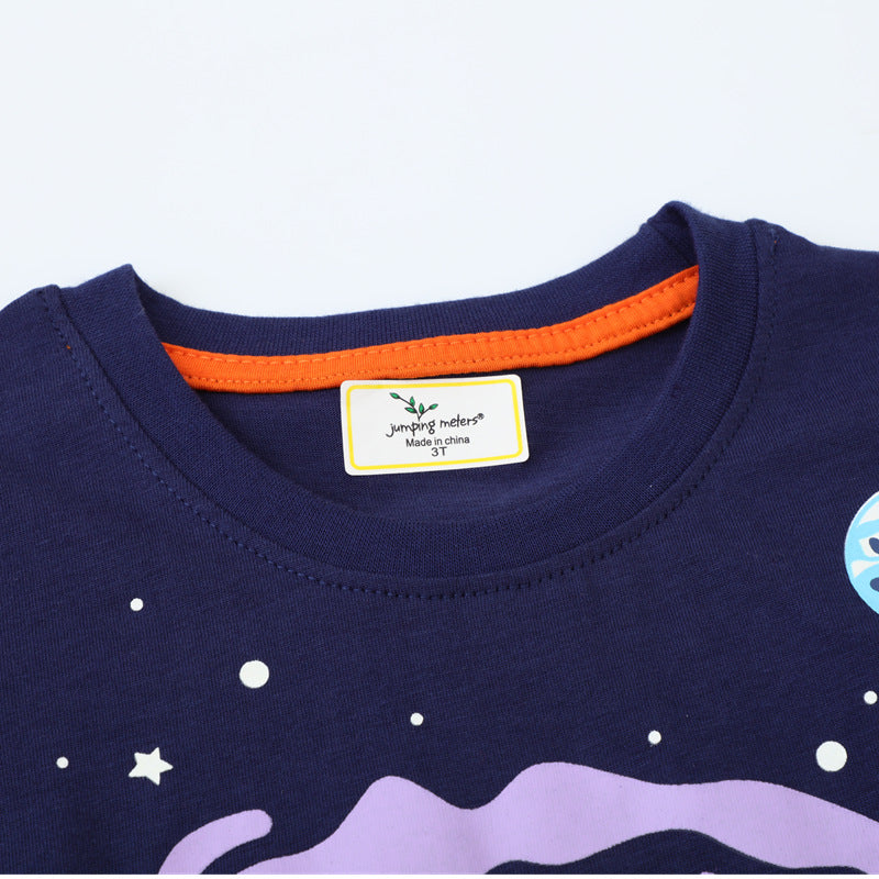 Boys T-shirt with luminous space design Mune Fashion