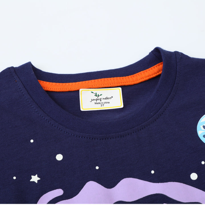 Boys T-shirt with luminous space design Mune Fashion