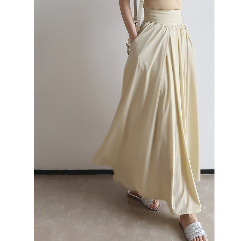 Women's Elegant Maxi Skirt with Flowing Cut Mune Fashion