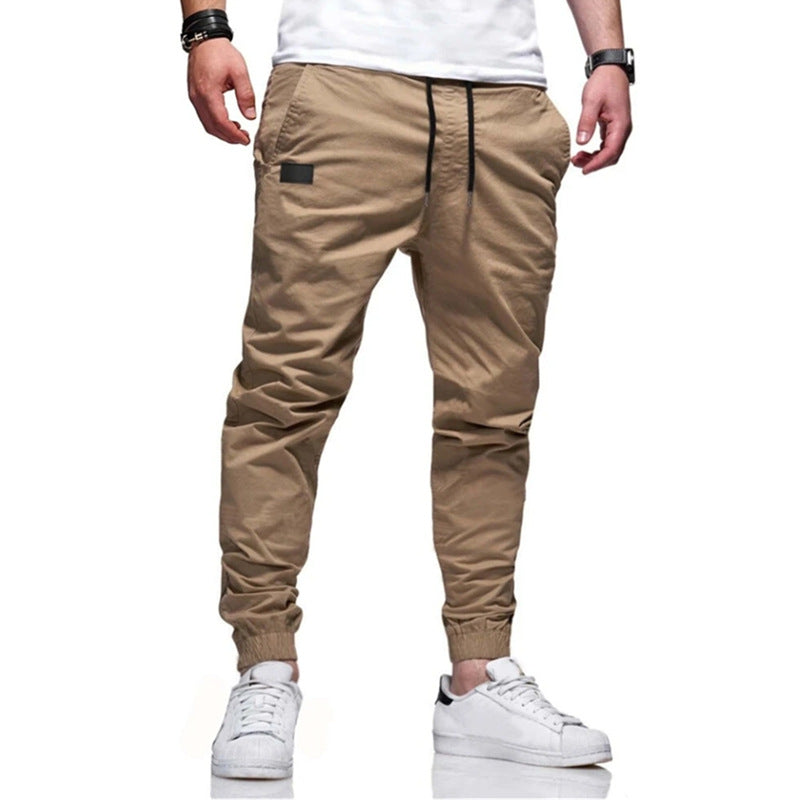 Men's functional cargo jogger pants with tapered leg, elastic waistband, and concealed zip pockets Mune Fashion