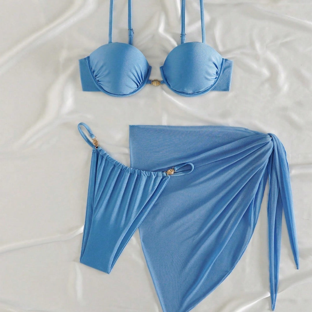 Ladies Balconette Bikini with Overlay Mune Fashion