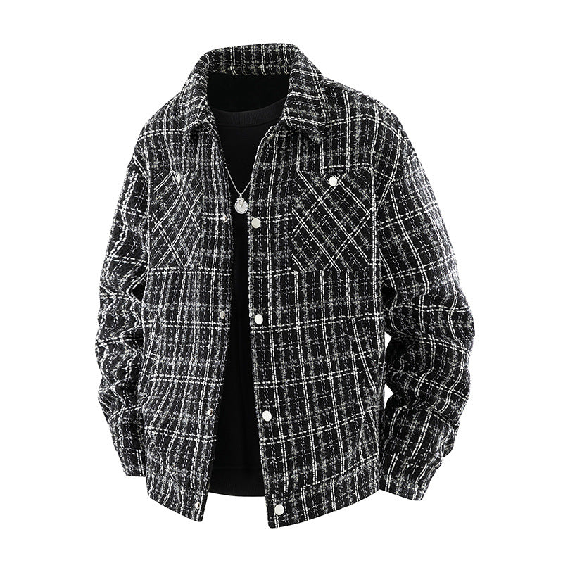 Men's Fashion Checkered Jacket