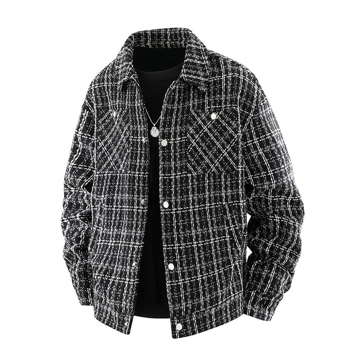 Men's Fashion Checkered Jacket