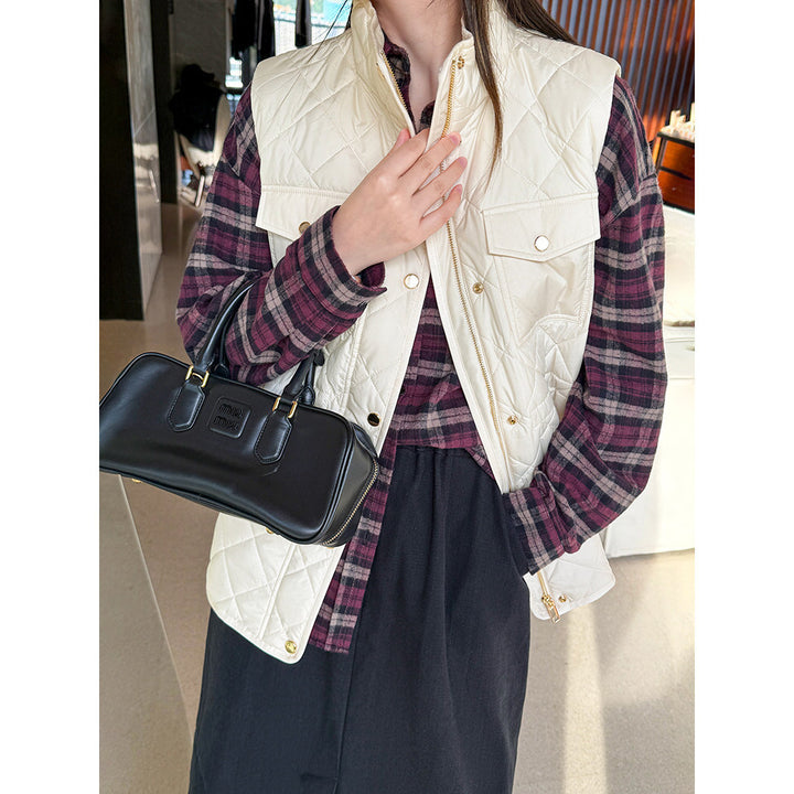 Women's Padded Vest with Practical Pockets Mune Fashion