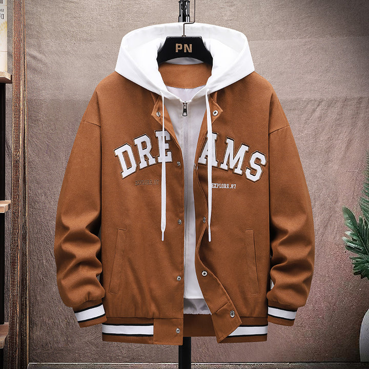 Men's Sports Jacket with Hood Mune Fashion