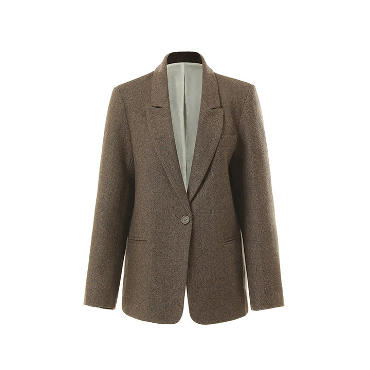Ladies Elegant Wool Blazer Mune Fashion