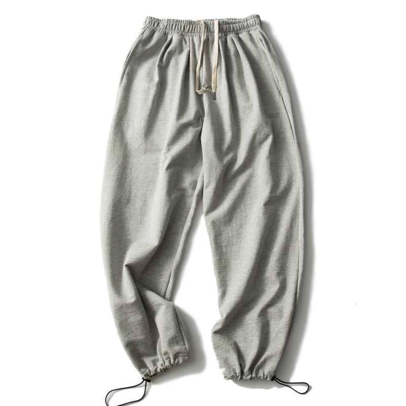 Unisex Relaxed-Fit Jogging Pants with elastic waistband, drawstring, and adjustable hem