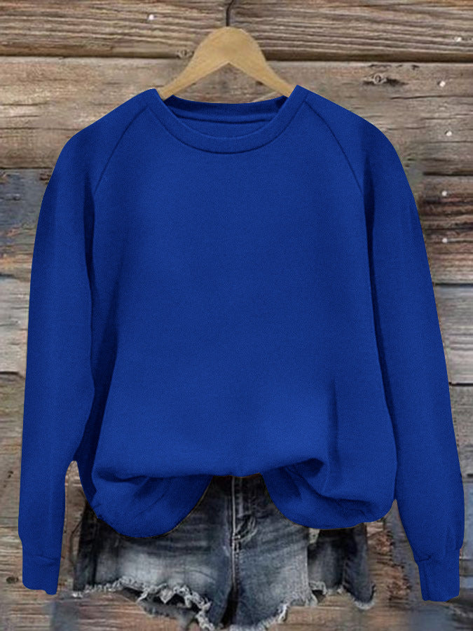 Women's Oversize Sweatshirt with Raglan Sleeves and Elastic Hem Mune Fashion