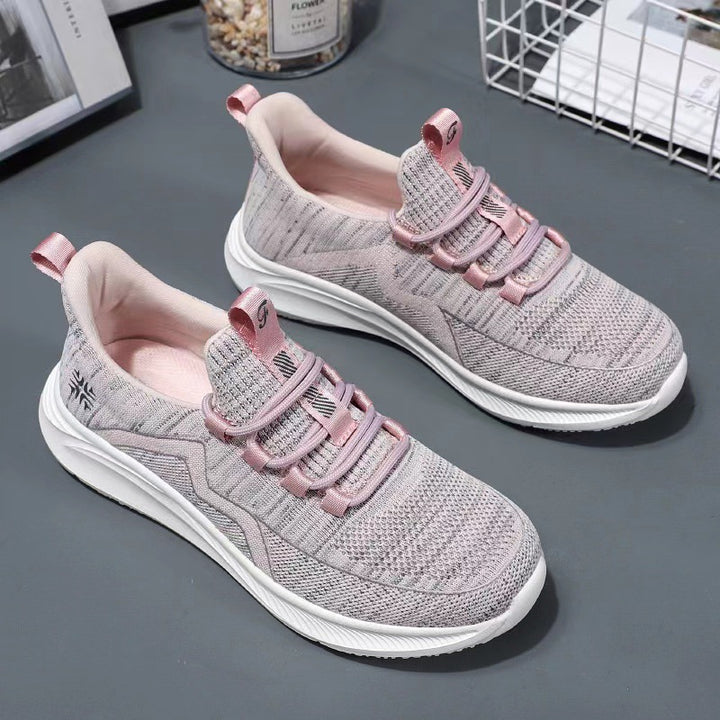 Women's knitted Slip-On sneakers with elastic lacing, padded inner lining and cushioning profile sole Mune Fashion